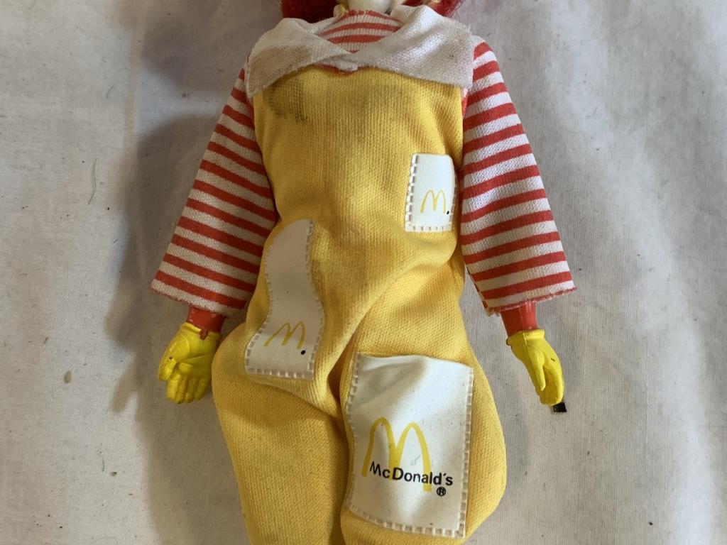 Vintage 1976 Remco Ronald McDonald 8" Doll