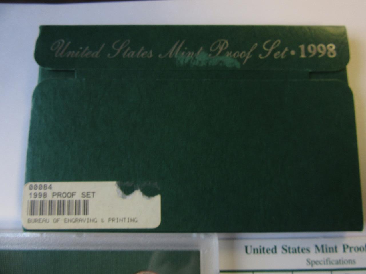 1998 United States Mint Proof Set