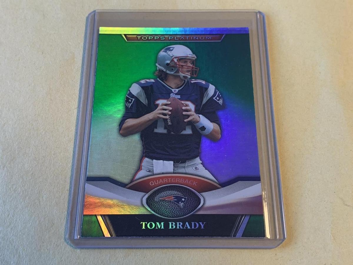 TOM BRADY 2011 Topps Platinum Football Card