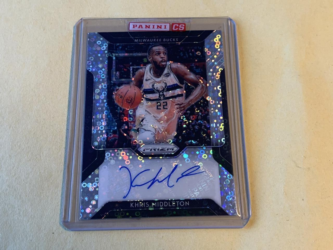 KHRIS MIDDLETON 2018-19 Prizm AUTO Disco Silver