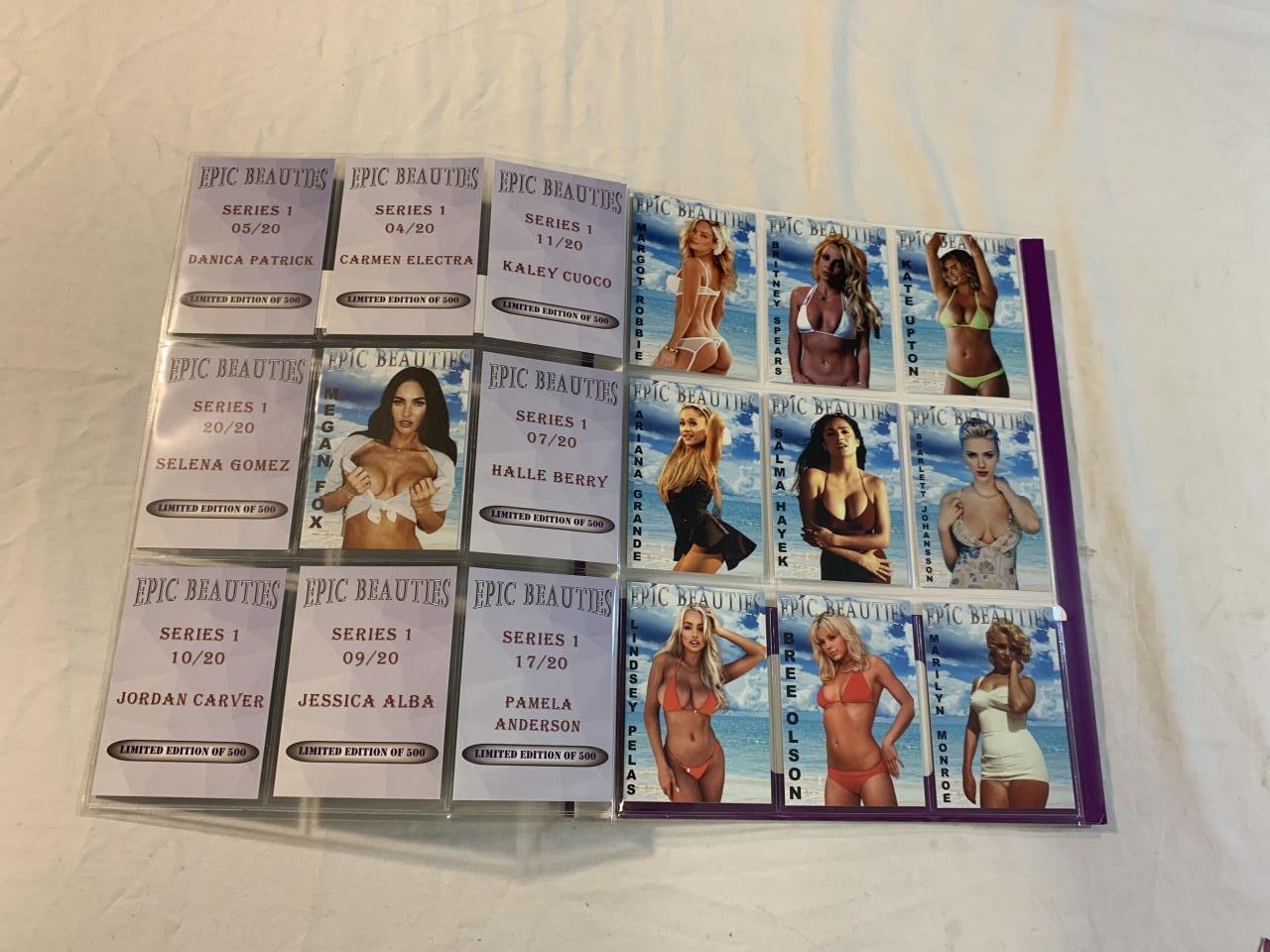 Epic Beauties 20 Card Set Lmited to 500 Sets
