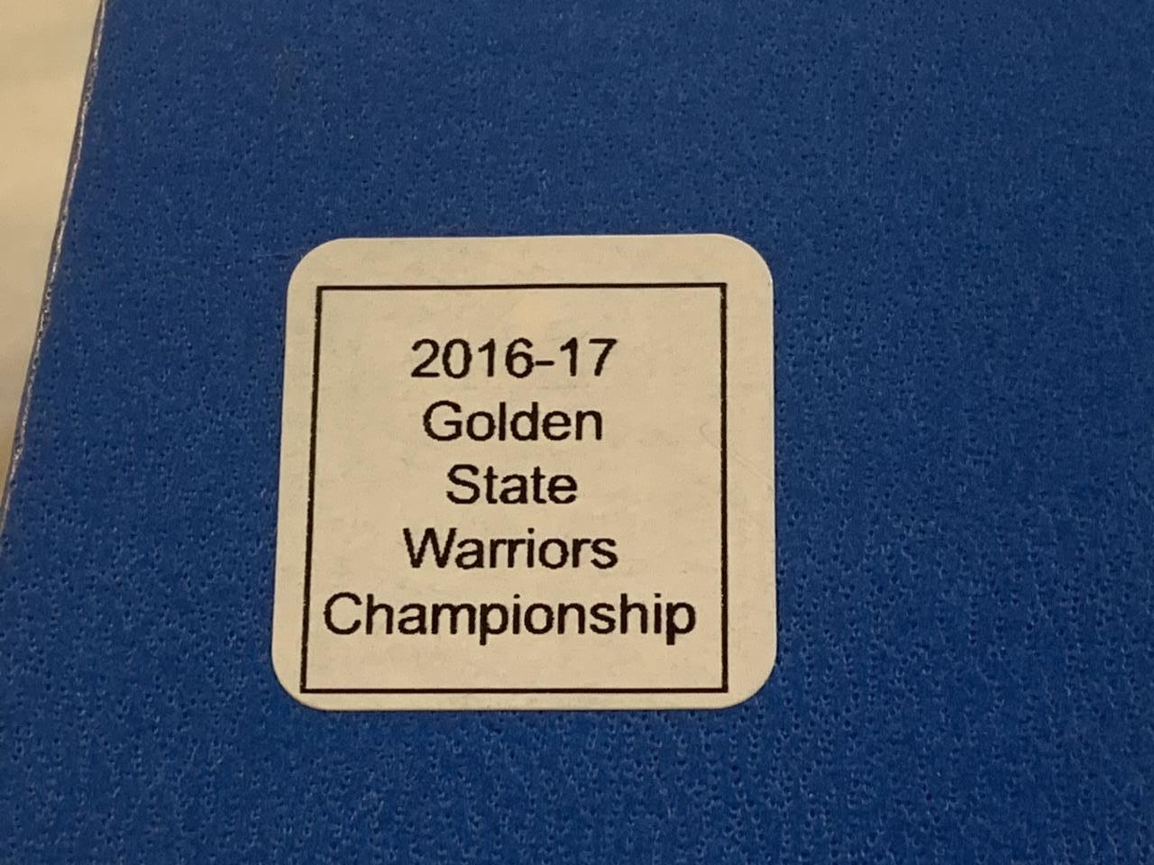 2016-17 GS Warriors Championship Replica Ring