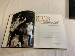 ELVIS PRESLEY IMMORTAL HC Photo History Book & CD
