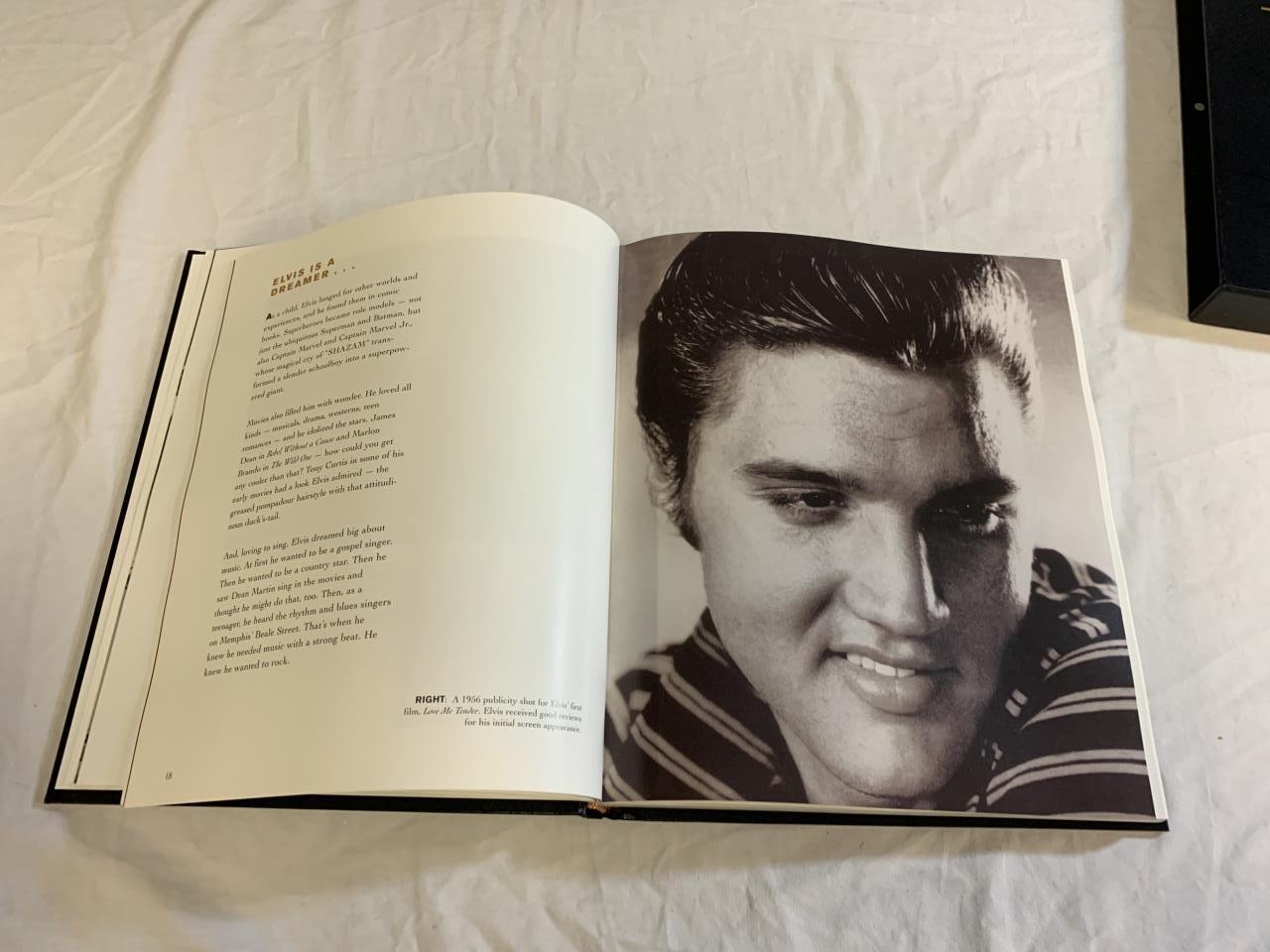 ELVIS PRESLEY IMMORTAL HC Photo History Book & CD