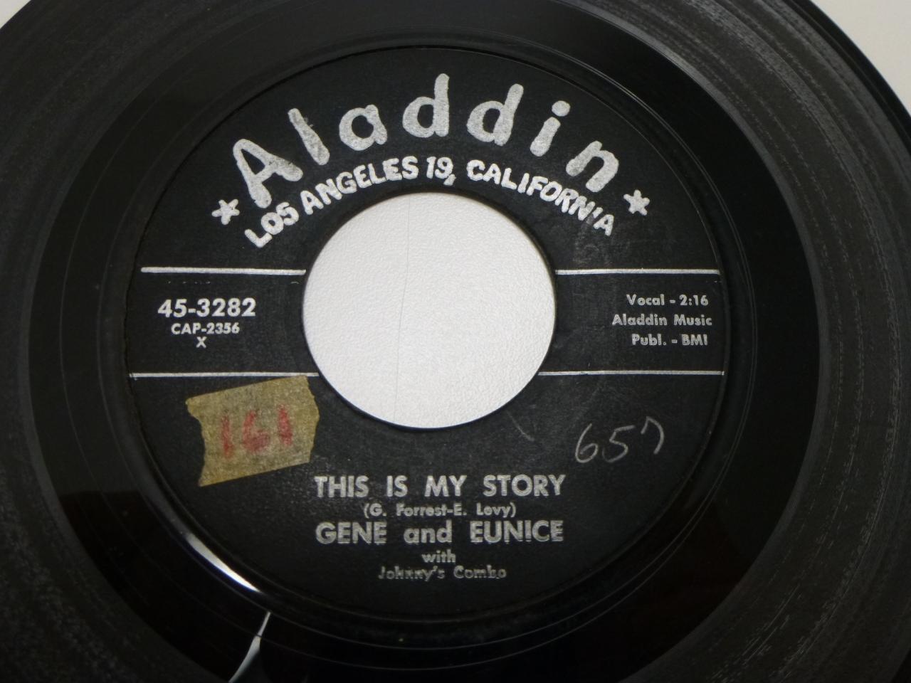 GENE AND EUNICE This Is My Story 45 RPM Record 195