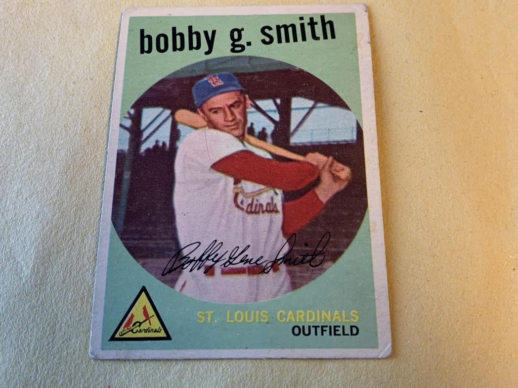BOBBY SMITH Cardinals 1959 Topps Baseball #162