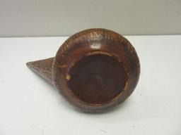 Oddly Shaped Flask with Cork Stop 9" Tall