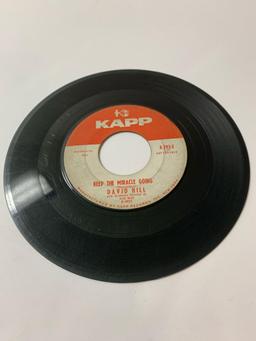 David Hill ?? Living Doll / Keep The Miracle Going 45 RPM 1959 Record