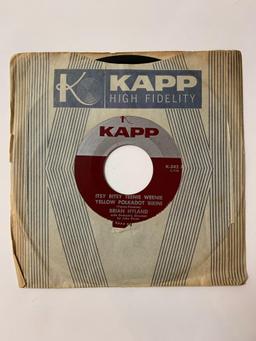 Brian Hyland ?? Itsy Bitsy Teenie Weenie Yellow Polkadot Bikini 45 RPM 1960 Record.