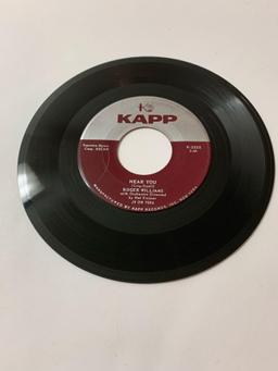 Roger Williams ?? Near You / The Merry Widow Waltz 45 RPM 1958 Record