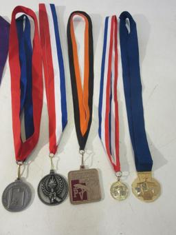 Lot of 9 Medals for Various Events incl: '02 UT Olympics, PineView Wrestling, UT Summer Games