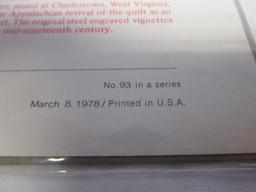 USPS American Commemoratives American Quilts. No. 93. March 8, 1978