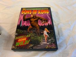 Sons Of Kong "10 Full-Length Movies" (DVD) 3-D Pop-Up Cover NEW