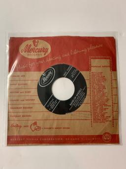 Sarah Vaughan ?? Please Mr. Brown / Band Of Angels 45 RPM 1957 Record.