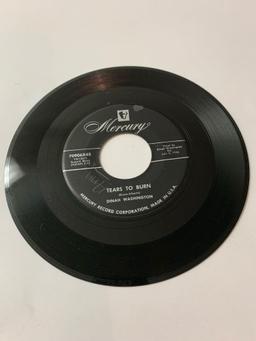 Dinah Washington ?? Soft Winds / Tears To Burn 45 RPM 1956 Record