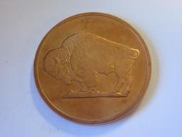 2014 .999 Copper Buffalo Coin