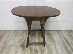 Small Vintage Collapsible Wooden Table