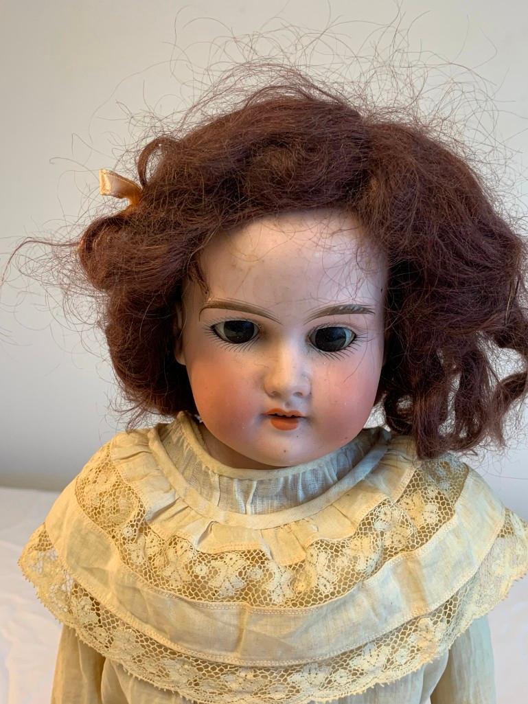 Antique 20" Germany Bisque Doll with Dress