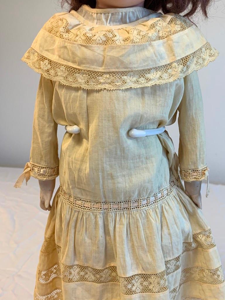 Antique 20" Germany Bisque Doll with Dress