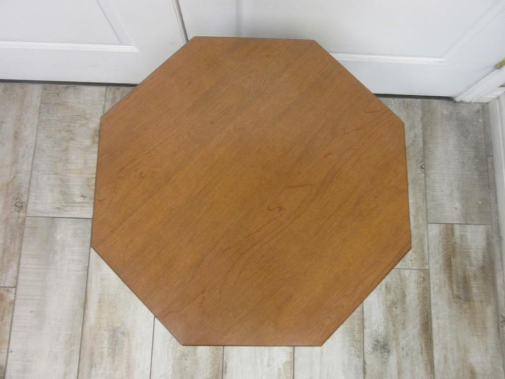 Wooden Octagonal Side Table