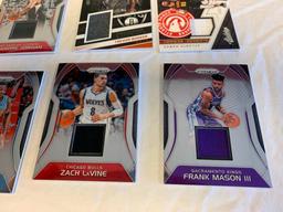 Lot of 8 Current Basketball JERSEY Insert Cards