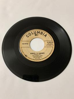 THE FOUR LADS Moments To Remember 45 RPM 1955 Record