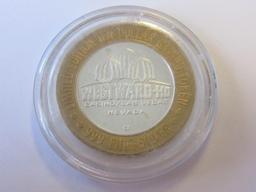 .999 Silver Westward-Ho Casino $10 Gaming Token