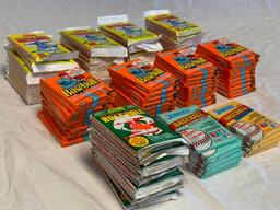 Lot of 100 Unopened Sealed Packs of 1990's Baseball Cards