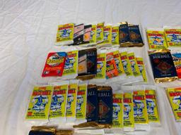 Lot of 100 Unopened Sealed Packs of 1990's Baseball Cards