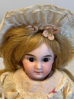 Antique 9" Bisque Doll with Outfit