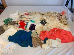 Large lot of vintage Baby Toddler Doll Clothing