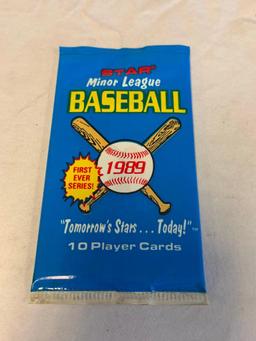 Lot of 32 Unopened Packs of 1989 STAR Minor League Baseball Trading Cards