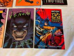 Lot of 8 Comic Graphic Novels Books-Batman