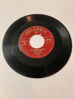 JOHNNIE RAY Faith Can Move Mountains 45 RPM 1952 Record