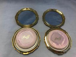 Lot of 2 Cloisonne Makeup Compacts