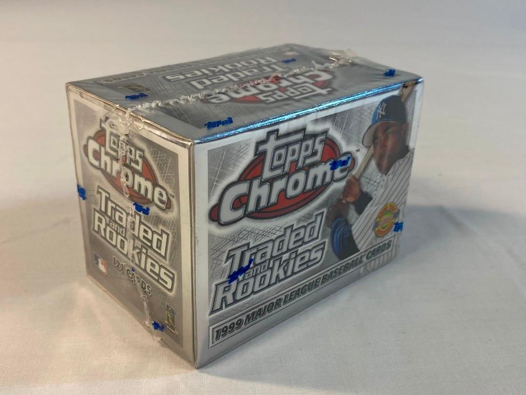 1999 Topps Chrome Traded and Rookie Set SEALED