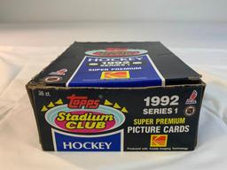 1992-93 Stadium Hockey Series 1 Box (36 Packs)