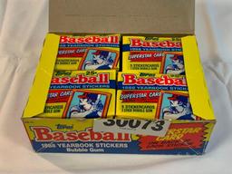 1988 Topps Baseball Stickers Box of 48 Packs NEW