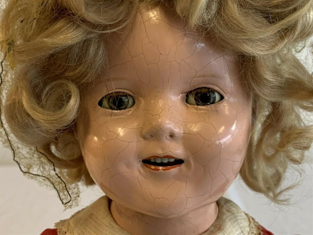 SHIRLEY TEMPLE 1930's Ideal Composition 18" Doll