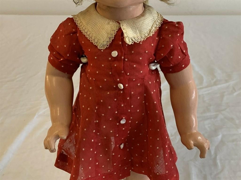 SHIRLEY TEMPLE 1930's Ideal Composition 18" Doll