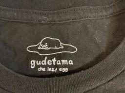 Gudetama Lazy Egg Funny T-Shirt size Medium