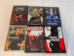 12 DVD Movies: Snatch, Bourne, The Postman & More