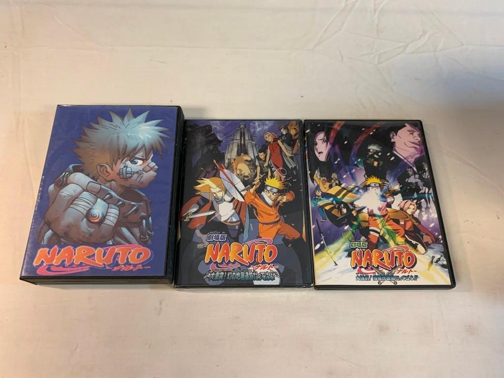 Lot of NARUTO Anime DVD Movies with 10 disc set