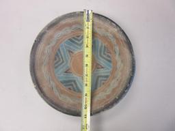 Southwestern Style Ceramic Bowl Blue/Brown