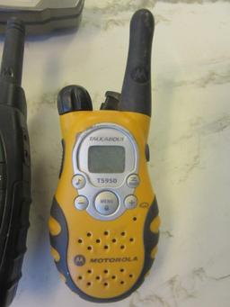 Lot of 5 Walkie-Talkies and Radios of Various Types