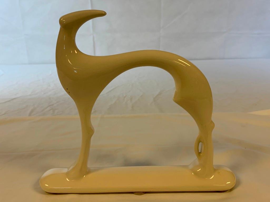 Lot of 2 Royal Haeger GREYHOUND WHIPPET Sculptures