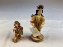 Lot of 2 Native American Figures