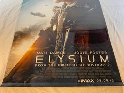 ELYSIUM Matt Damon Original DS Movie Poster 2013