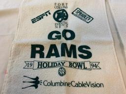 2 Colorado State Rams 1994 Holiday Bowl Towels