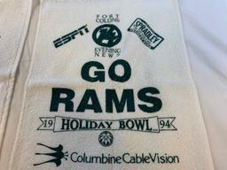 2 Colorado State Rams 1994 Holiday Bowl Towels